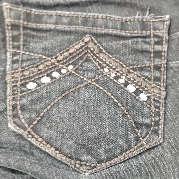 Ariat REAL Jeans Womens Size 27L Black Riding Mid Rise Bootcut 10011684 - Picture 9 of 13